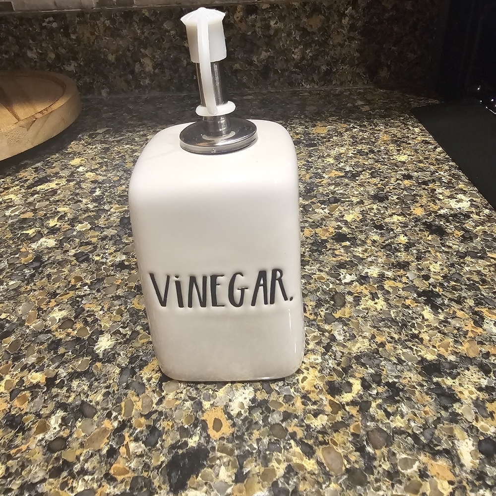 Rae Dunn White Vinegar Dispenser